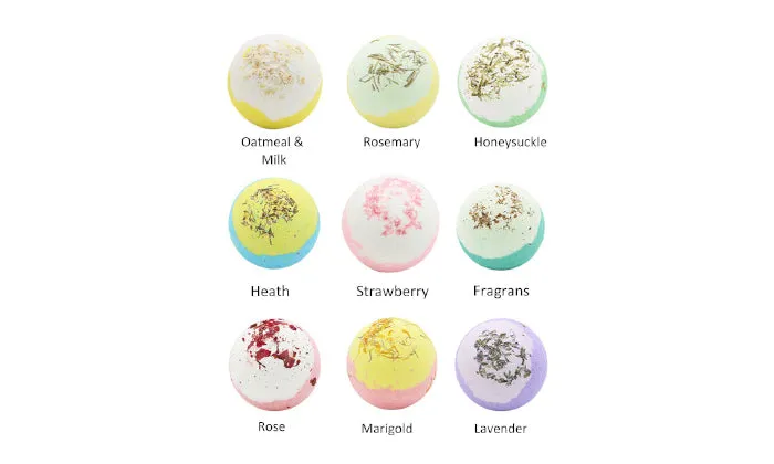 4 Piece Bath Bombs
