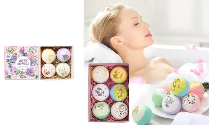 4 Piece Bath Bombs