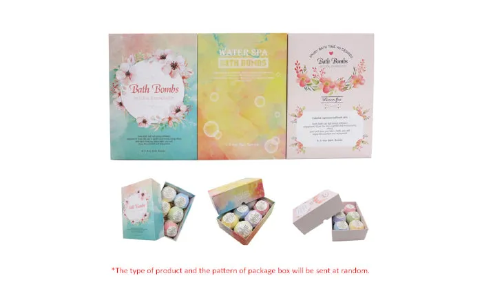 4 Piece Bath Bombs