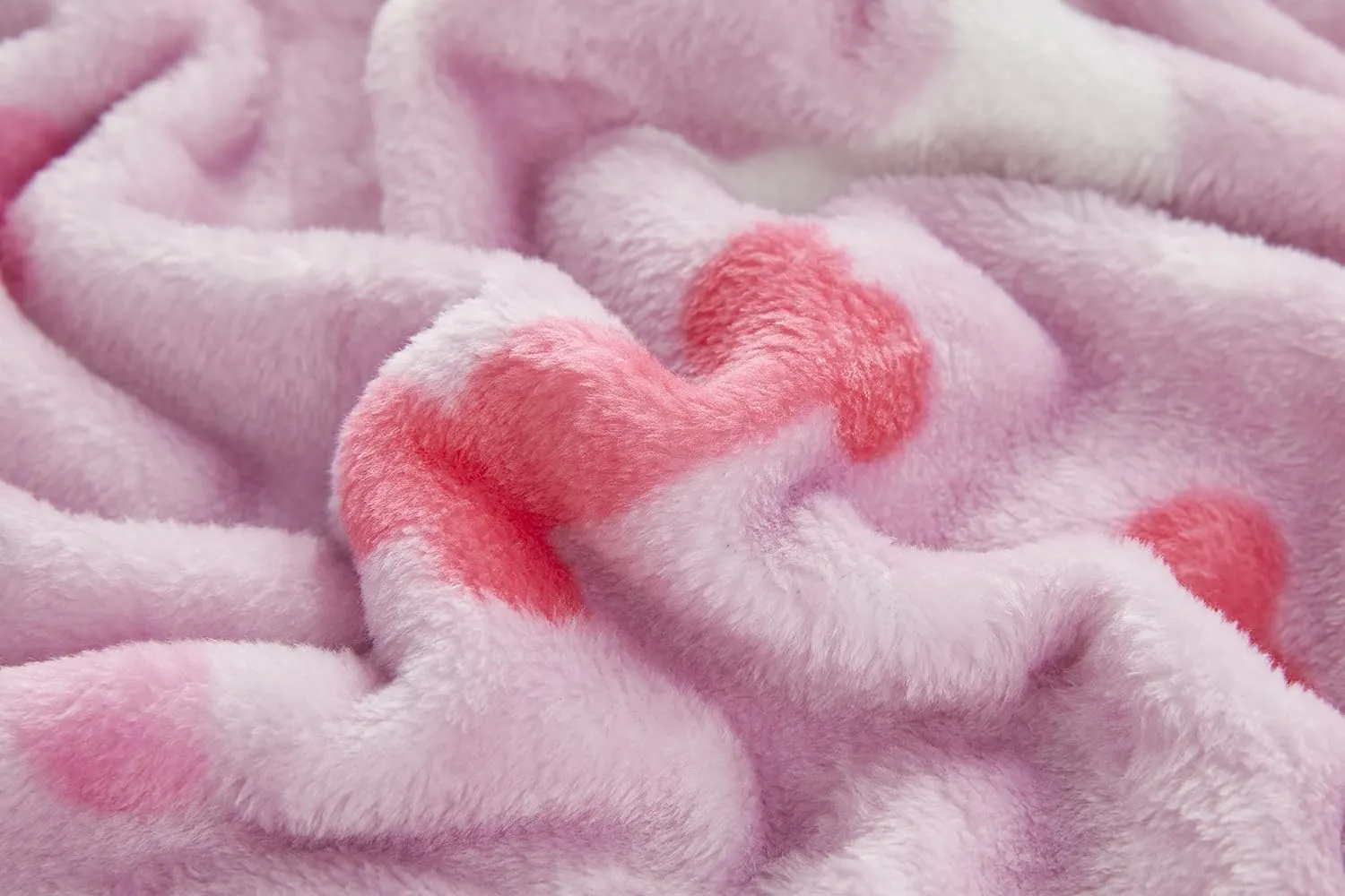 Allisandro Luxurious Dog Blanket, 350 GSM Super Fuzzy Microplush Fleece Pet Blankets for Small Medium Large Dogs and Cats, Pink Bone, 64  40 Inches
