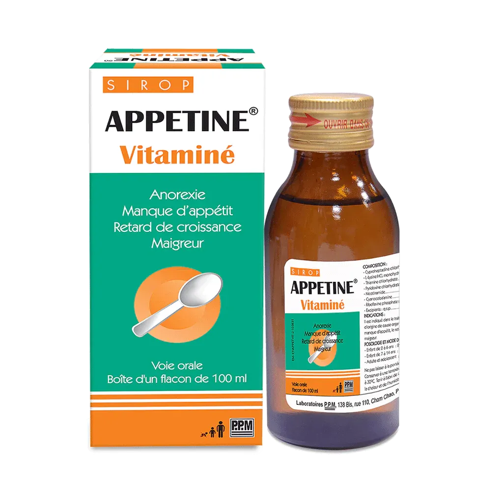Appetine Vitamine Syrup 100ml/BTL