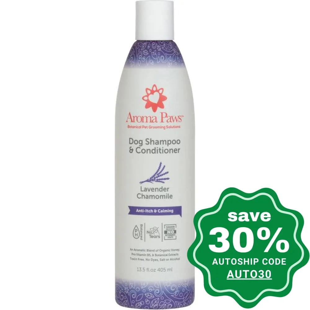 Aroma Paws - Dog Shampoo & Conditioner - Lavender Chamomile - 13.5OZ