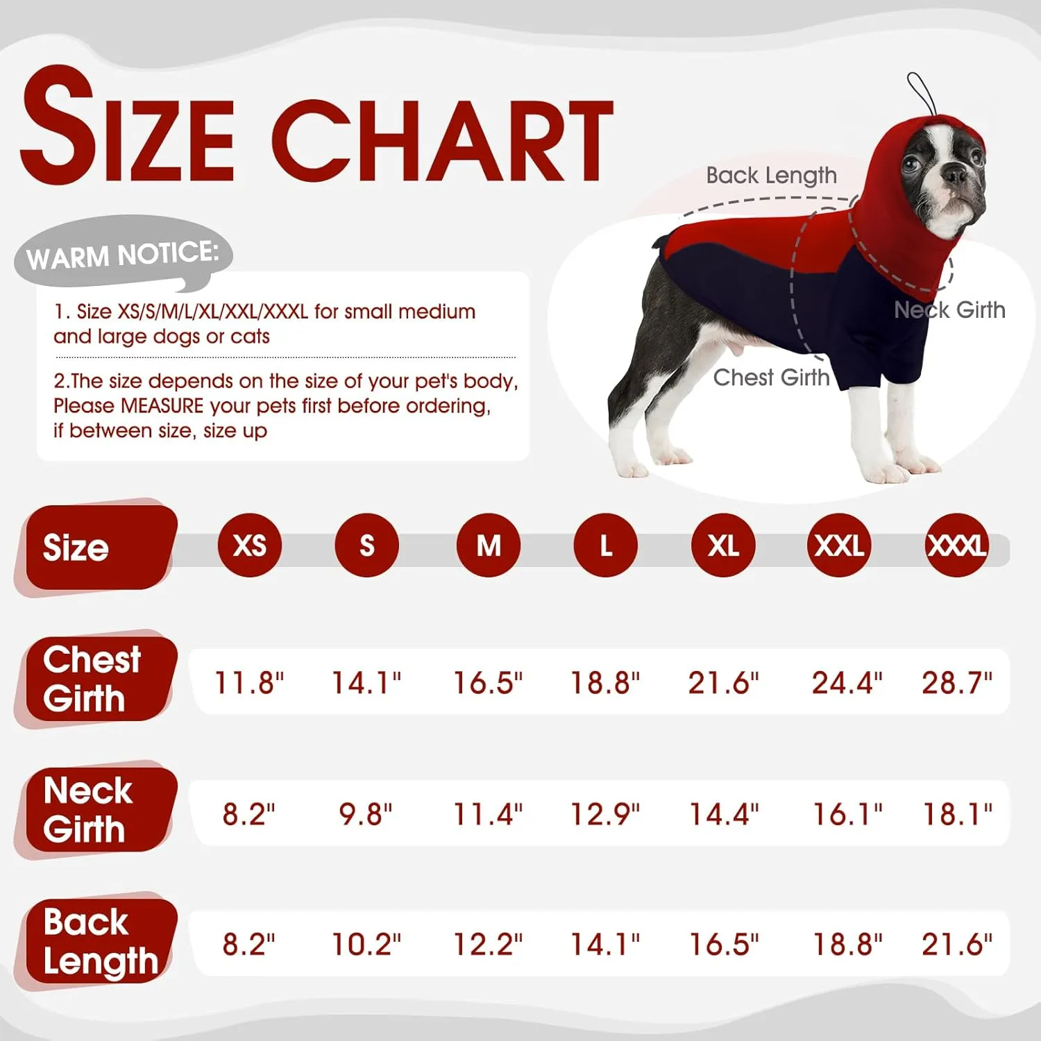 BRKURLEG Warm Dog Hoodie Dog Sweater Dog Anxiety Jacket with Ear Wrap Dog Fleece Shirt Adjustable Quiet Head Cover Sleeves Winter Soft Calming Vests for Dogs and Cats with Earmuffs, Dark Blue L