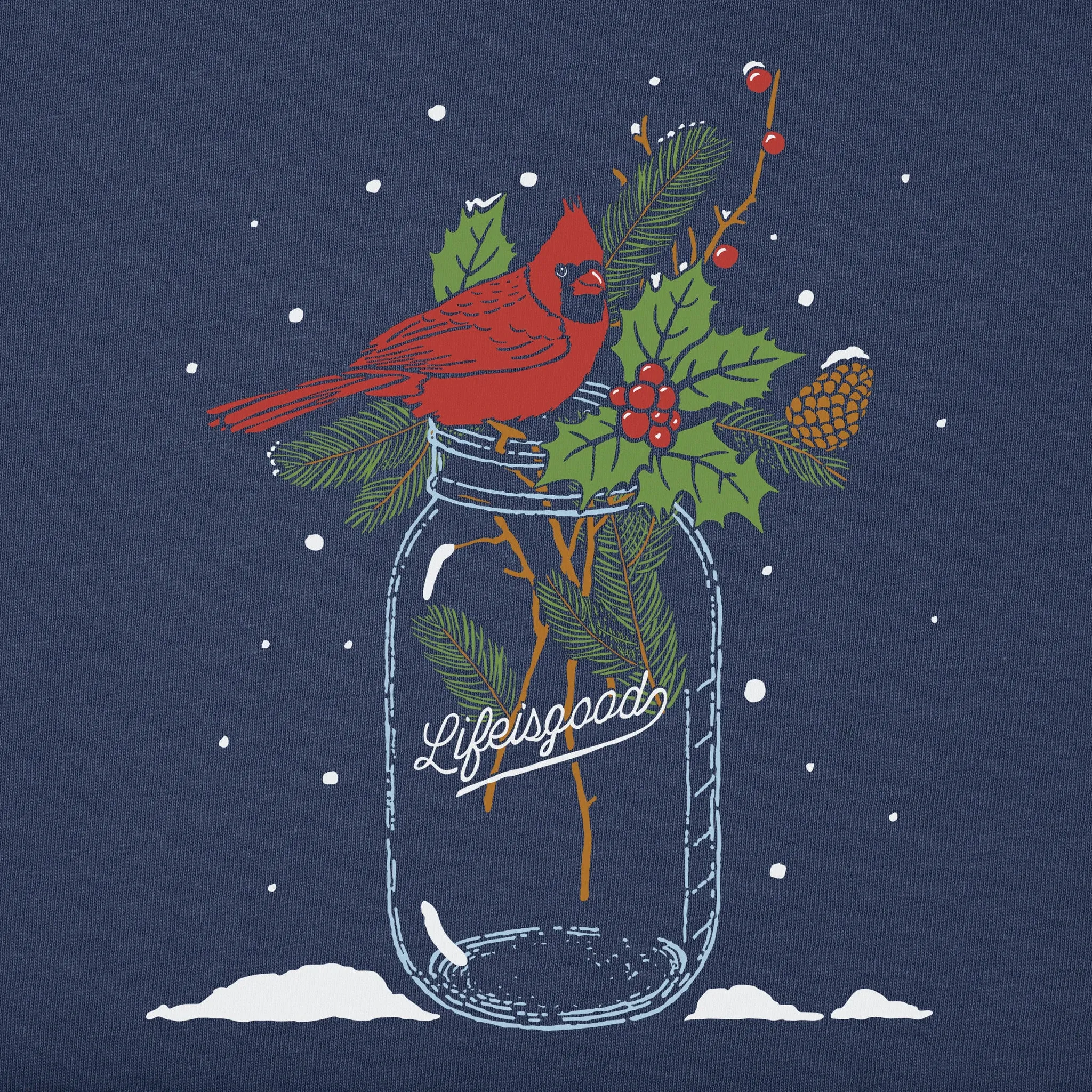 Cardinal Holiday Jar