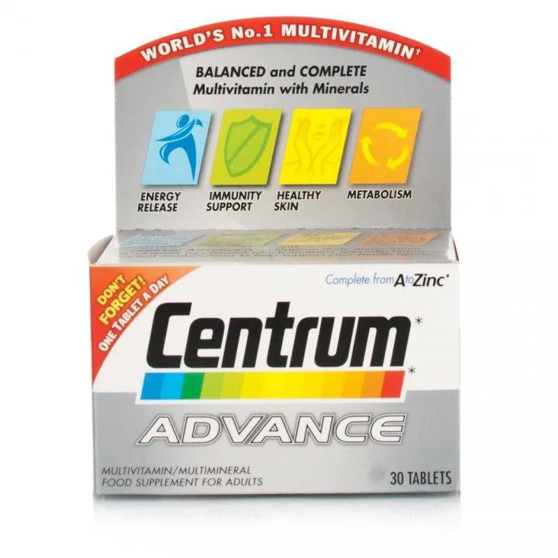Centrum Advance A To Zinc (100 Tablets)