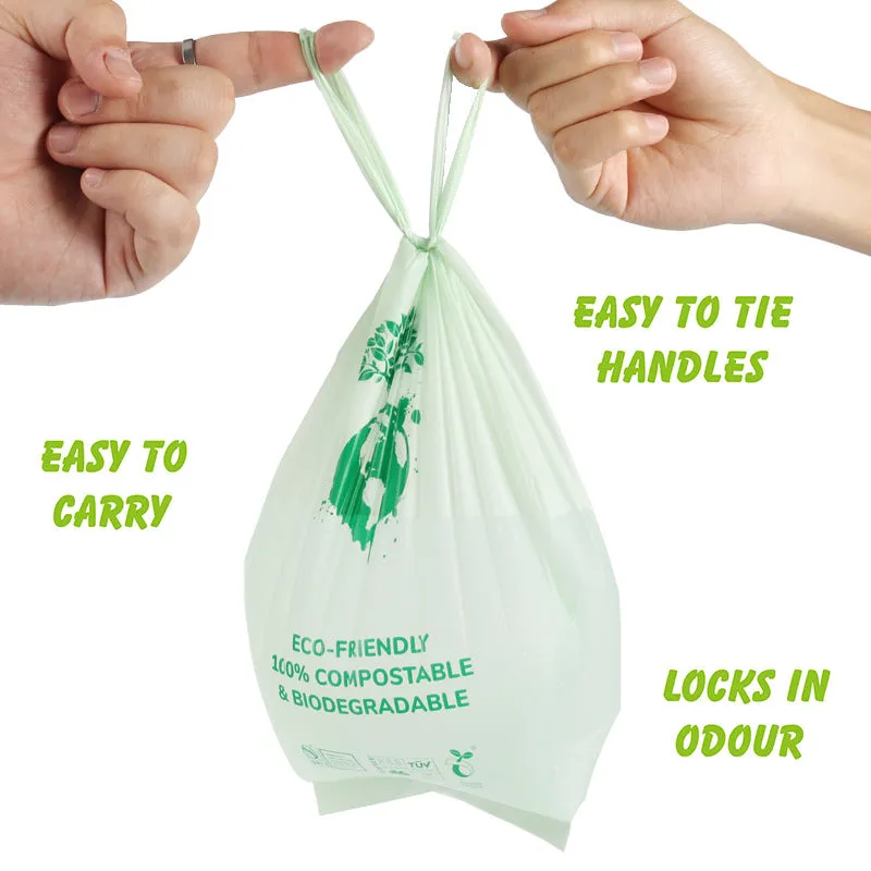 Corn Starch PLA Biodegradable Pet Garbage Bag Compost Continuous Roll Vest Bag Dog Stool Bag Stool Bag