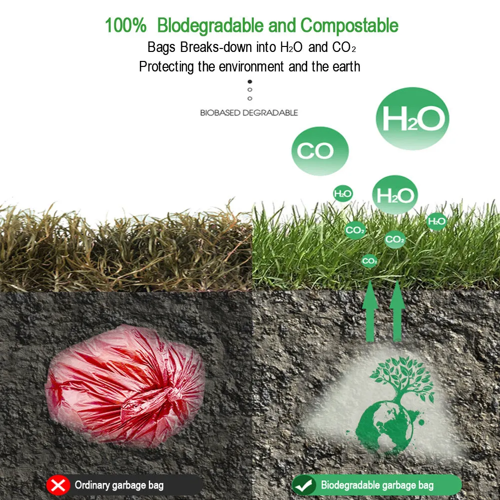 Corn Starch PLA Biodegradable Pet Garbage Bag Compost Continuous Roll Vest Bag Dog Stool Bag Stool Bag