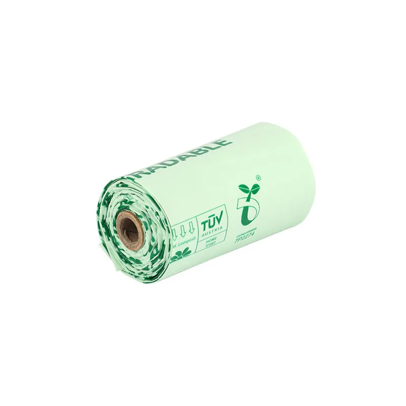 Corn Starch PLA Biodegradable Pet Garbage Bag Compost Continuous Roll Vest Bag Dog Stool Bag Stool Bag