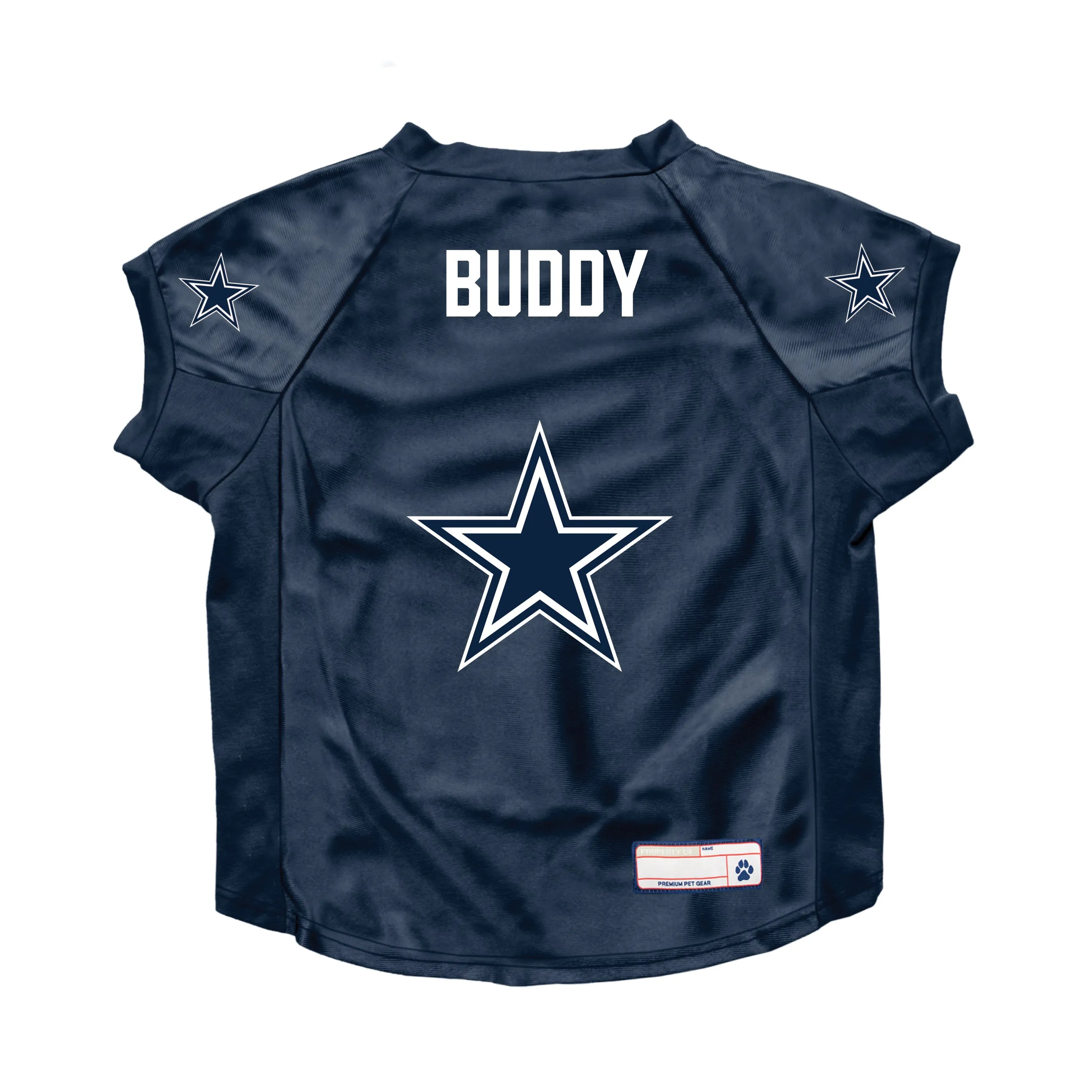 Dallas Cowboys Big Custom Pet Stretch Jersey