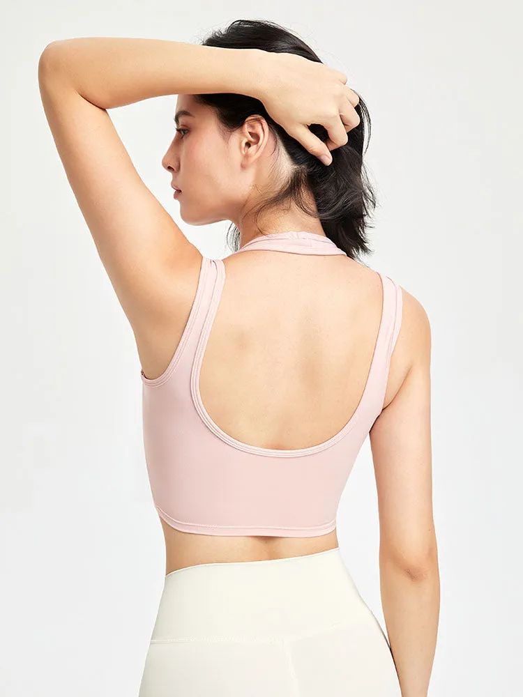 Dance Bra With Chest Pad Yoga Wear Vest Shockproof Sports Fitness Underwear
