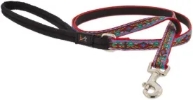 Dog Leash by Lupine 1/2" Wide El Paso Design 6-Foot Long with Padded Handle