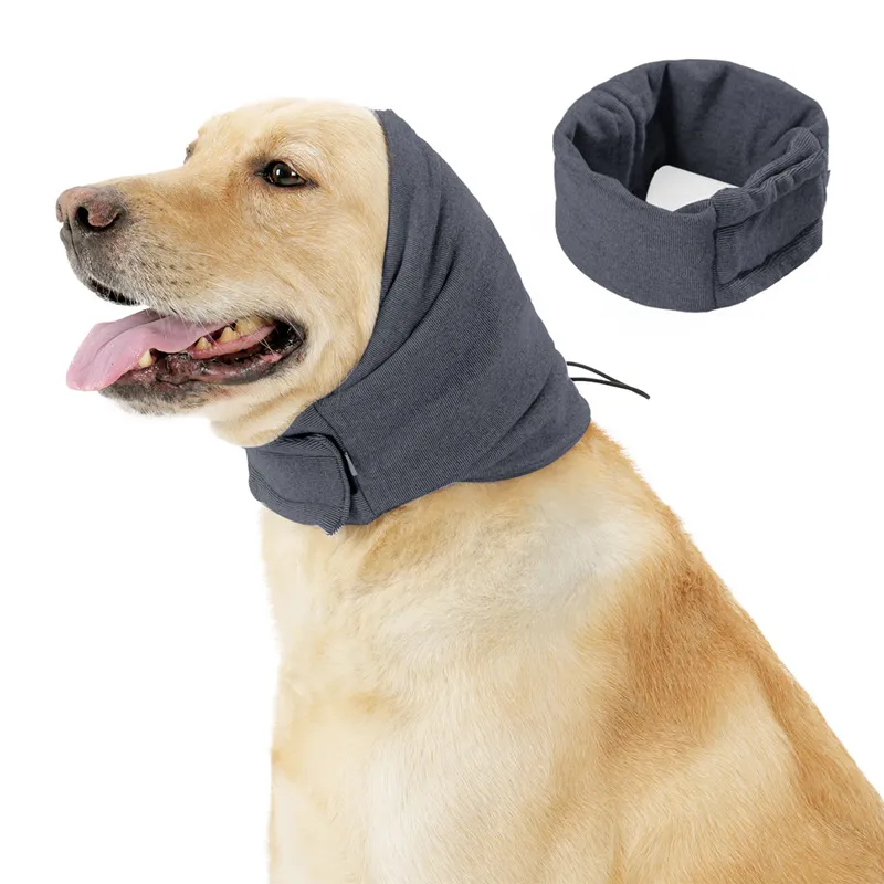 Dog Soothing Headgear Anti-Scare Dog Winter Warm Adjustable Multifunctional Dog Headgear