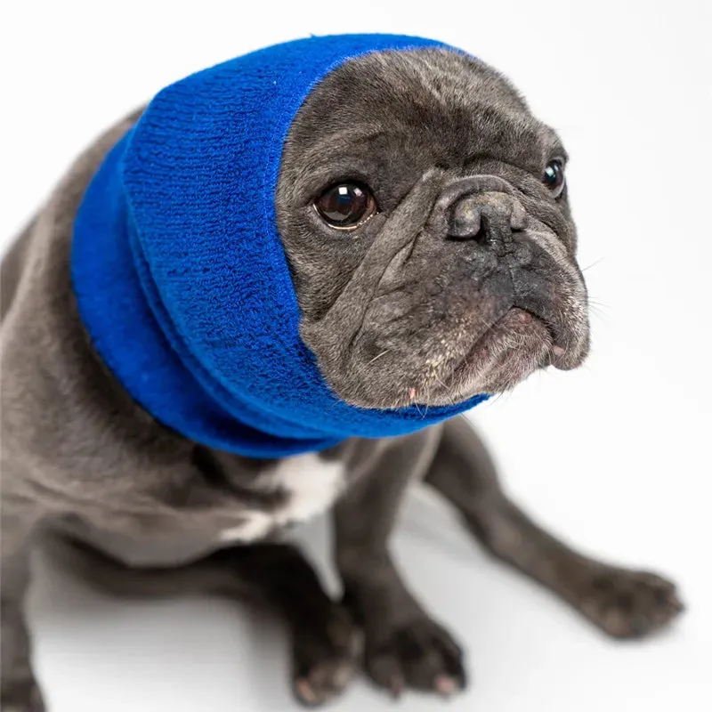 Ear Muffs for Dogs and Cats Snood for Neck and Ear Warme Calming Pet Cover for Anxiety Relief and Grooming Protection Dog Hoodie