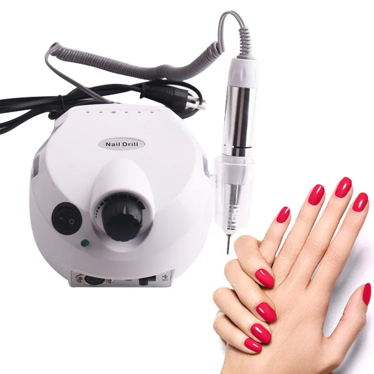 Electric Nail Grinder 10W with 25000 RPM, EU Plug, ABS Material
