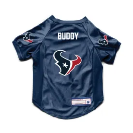 Houston Texans Custom Pet Stretch Jersey