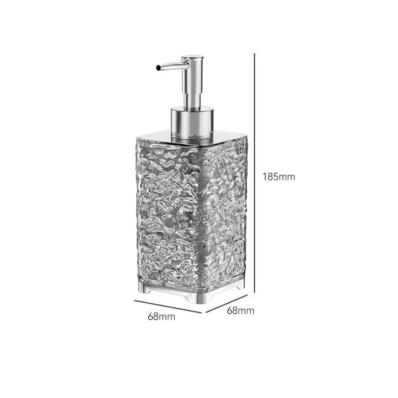 Ice Pattern Soap Dispenser Bottle