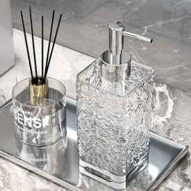 Ice Pattern Soap Dispenser Bottle