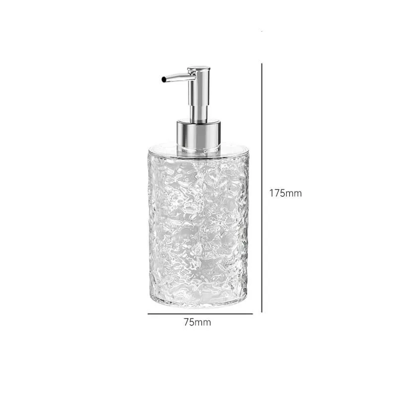 Ice Pattern Soap Dispenser Bottle