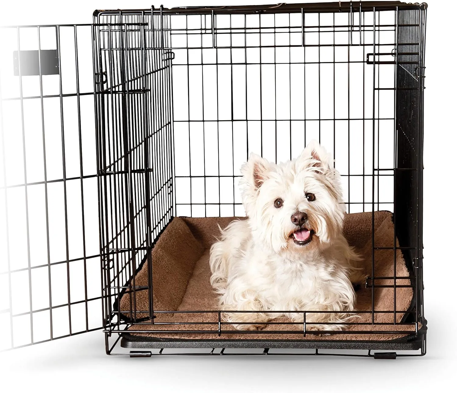 K&H Pet Products Memory Foam Crate Pad for Pets Mocha X-Large 32 X 48 Inches