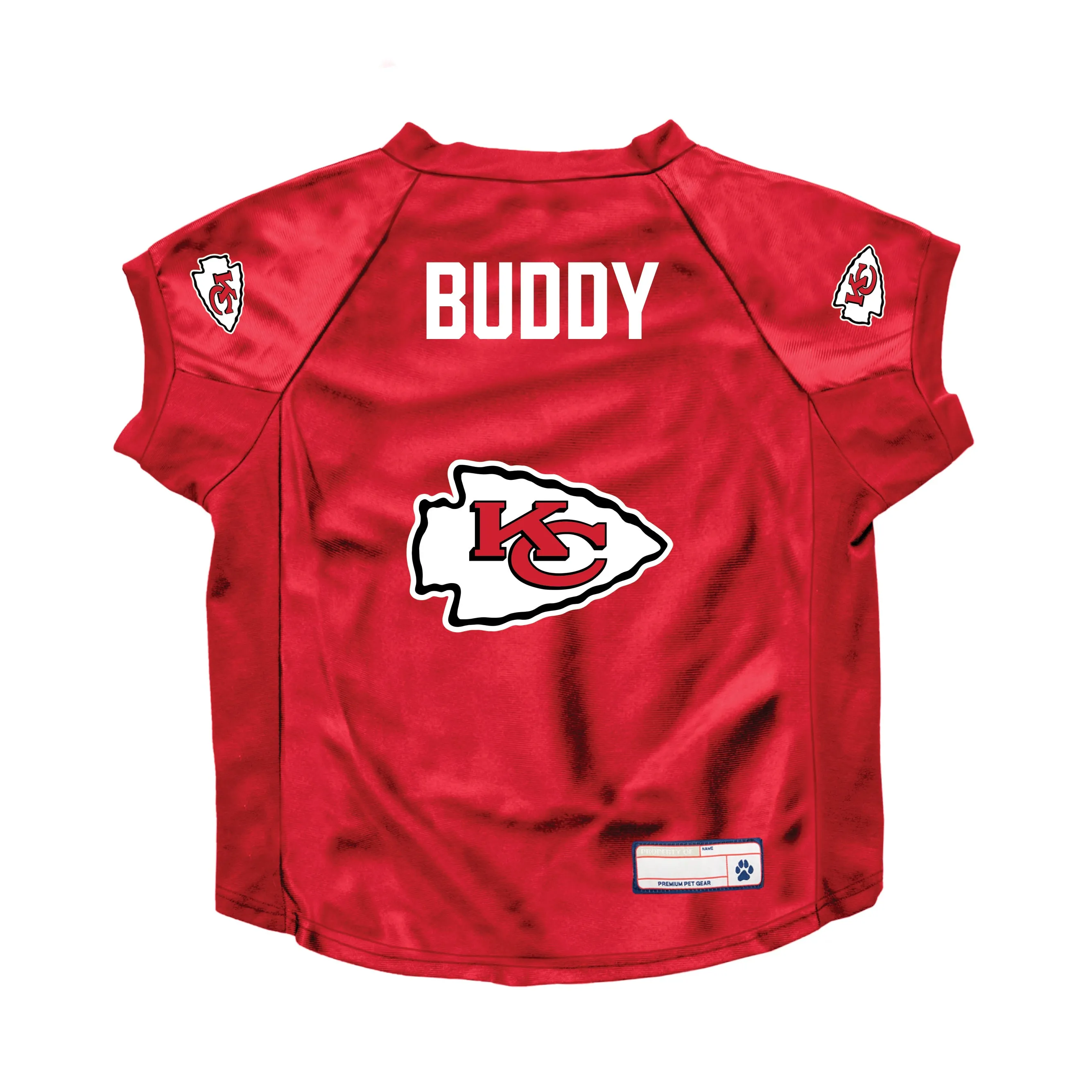 Kansas City Chiefs Big Custom Pet Stretch Jersey