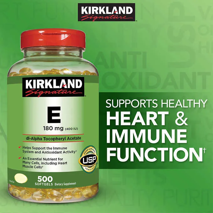 Kirkland Vitamin E 400 IU 500 softgels