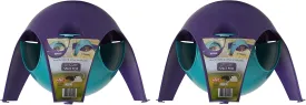 Lixit Igloos and Hideaways for Guinea Pigs, Rats, Mice, Hamsters, Gerbils and Other Small Animals (Assorted Pack of 2, Large Space Pod)