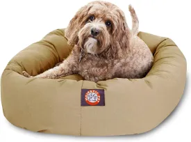 Majestic Pet 32 inch Khaki Bagel Dog Bed Products