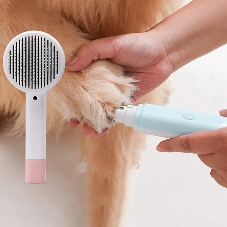 Multifunctional 2 in 1 Pet Comb   Nail Grinder