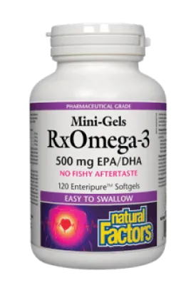 Natural Factors RxOmega-3 Mini-Gels 120s