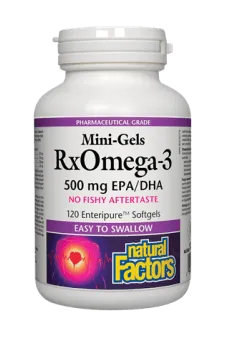 Natural Factors RxOmega-3 Mini-Gels 120s