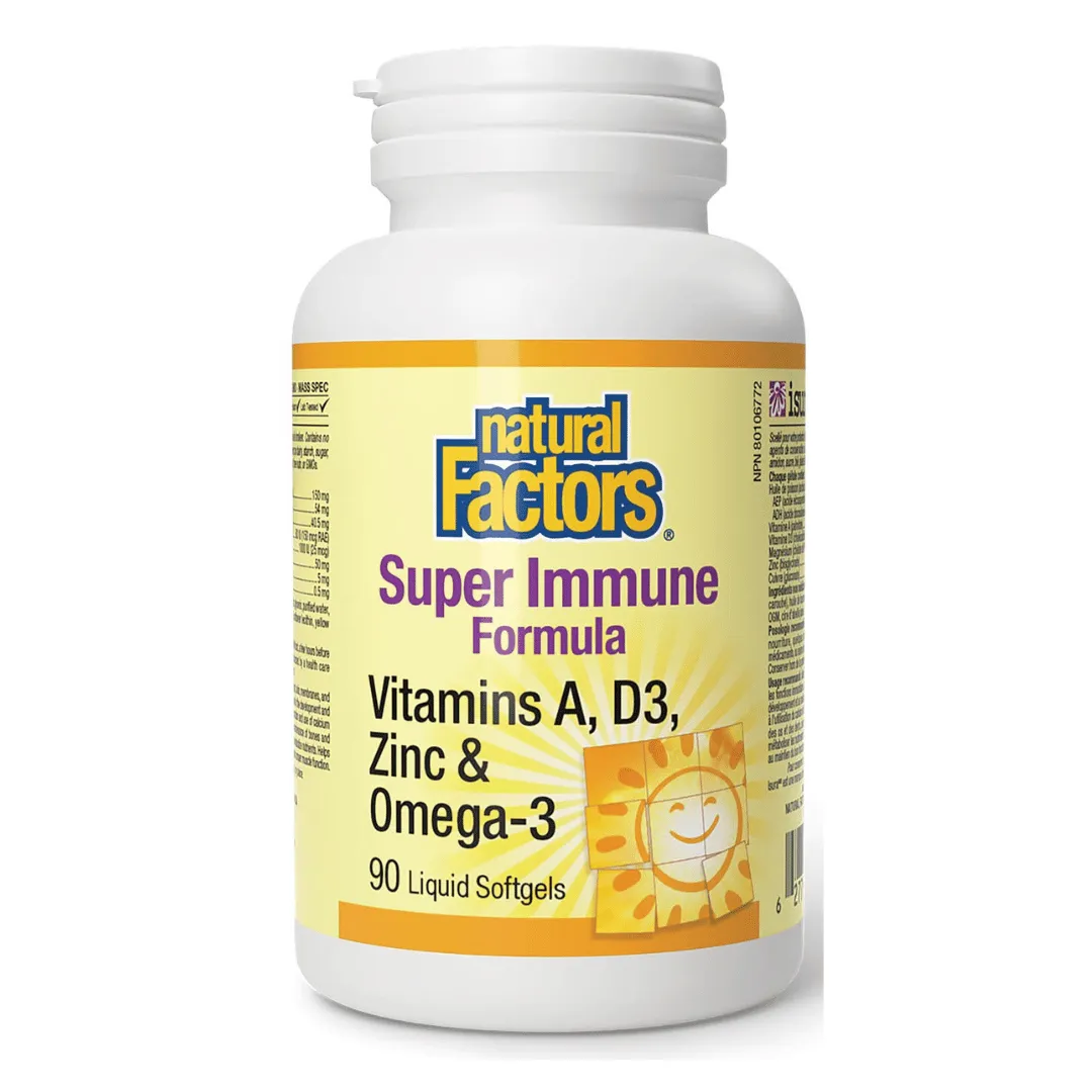Natural Factors Super Immune Formula (90sgels)