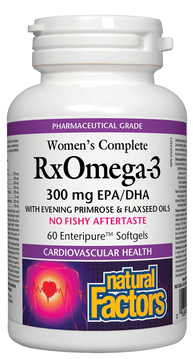 Natural Factors Women's Complete RxOmega-3 60s