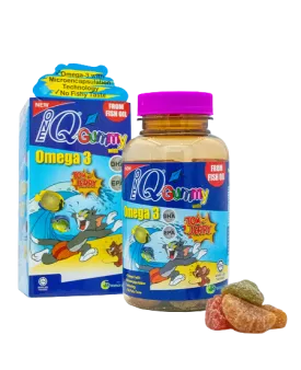 One Q Gummy Omega3 Bottle