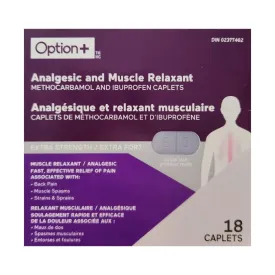 Option  Analgesic and Muscle Relaxant Extra Strength 18 caplets