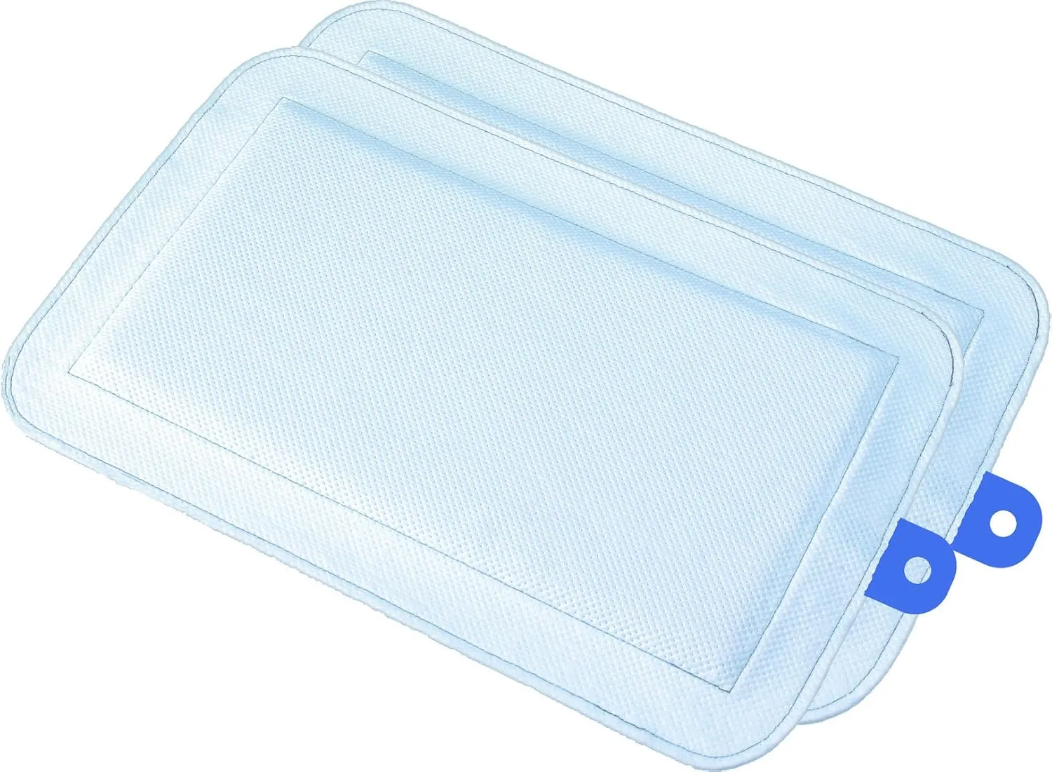 Pet Carrier Insert Pads size Small 19.5in x 12.5in Blue - 2 pack, Patented Design Locks in wetness keeps pet perfectly dry when traveling