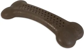 Pet Qwerks Flavorit BarkBone - Fillable Dog Bone for Moderate Chewers - Mesquite Chicken Flavor - 5.5"