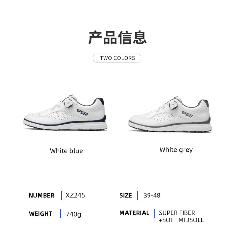 PGM XZ245 golf course shoes wholesale custom made blank golf shoes