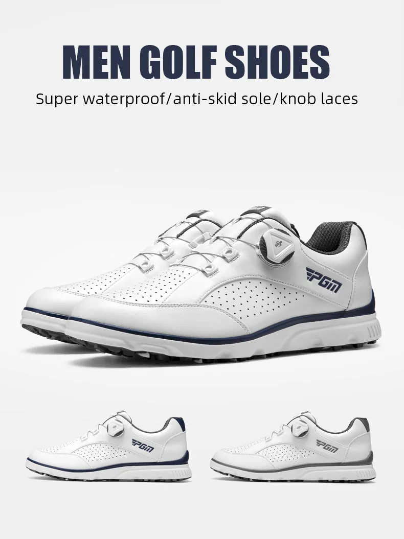 PGM XZ245 golf course shoes wholesale custom made blank golf shoes