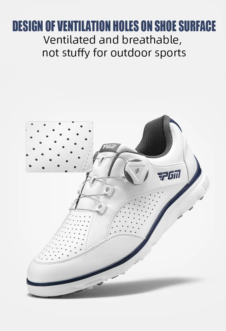 PGM XZ245 golf course shoes wholesale custom made blank golf shoes
