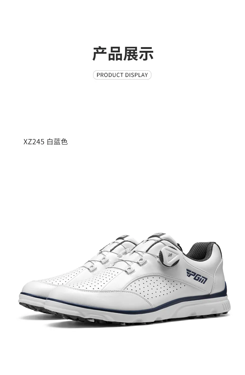 PGM XZ245 golf course shoes wholesale custom made blank golf shoes