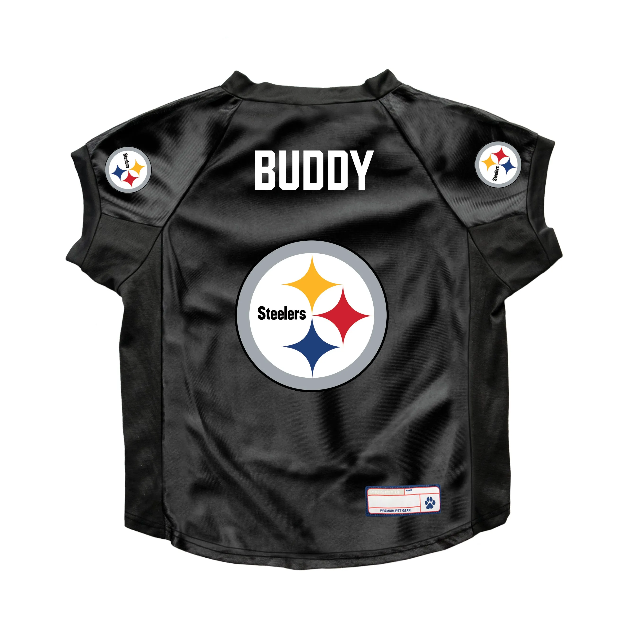 Pittsburgh Steelers Big Custom Pet Stretch Jersey