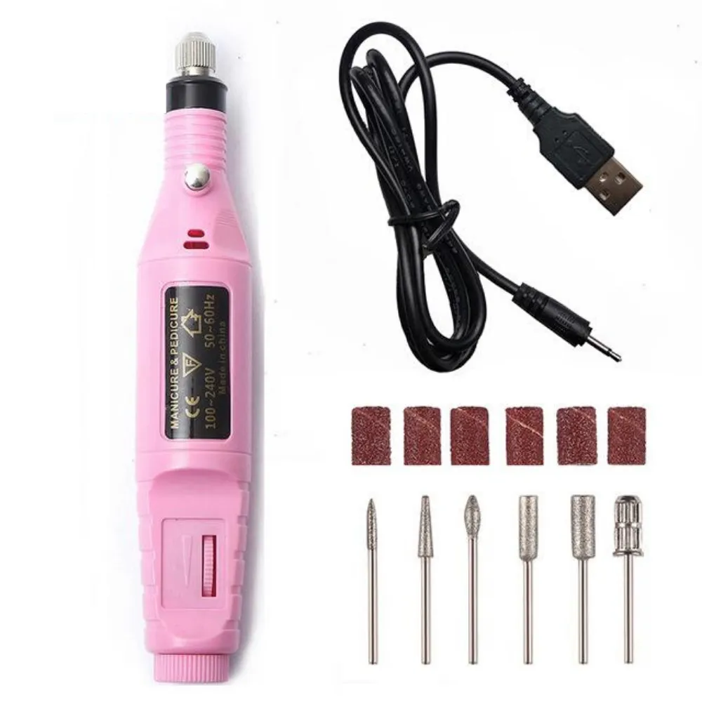 Portable Electric Nail File Drill Machine Kit
