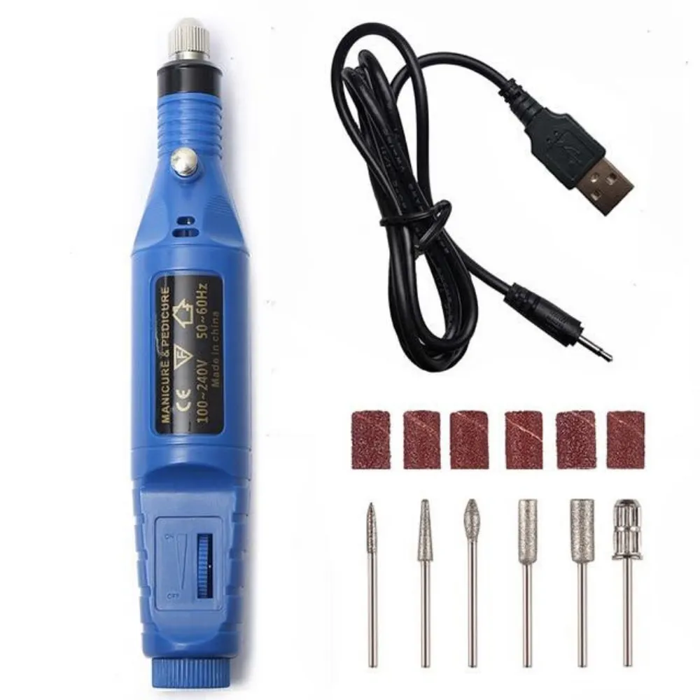 Portable Electric Nail File Drill Machine Kit