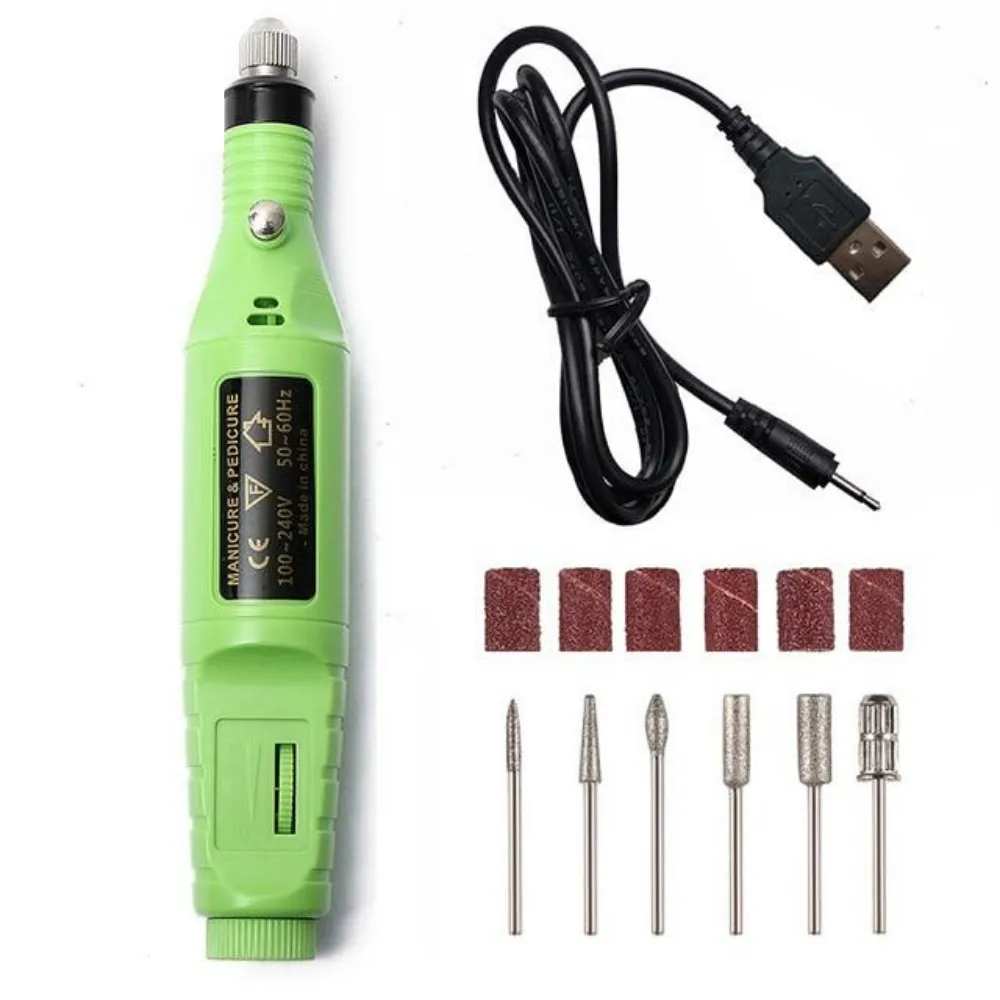 Portable Electric Nail File Drill Machine Kit