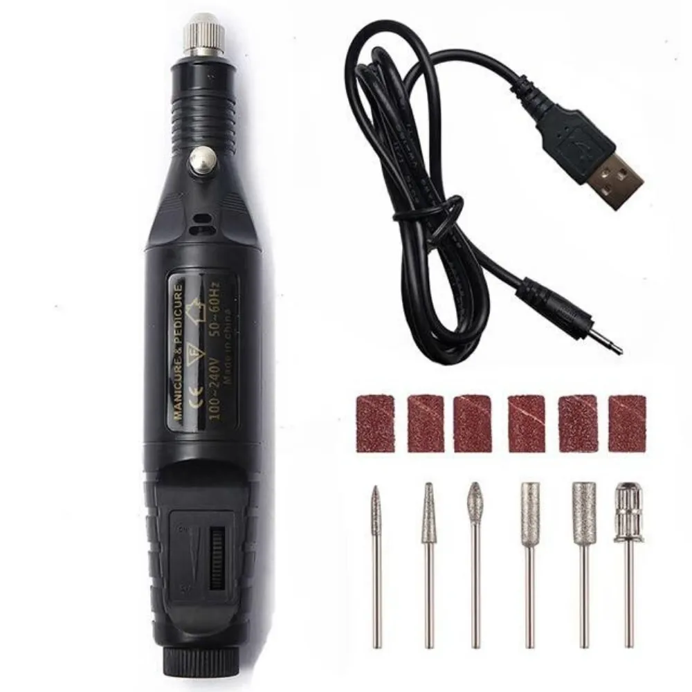 Portable Electric Nail File Drill Machine Kit