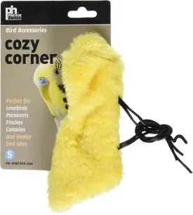 Prevue Pet Products BPV1160 6-Inch Cozy Corner Fleece Bird Blanket, Small