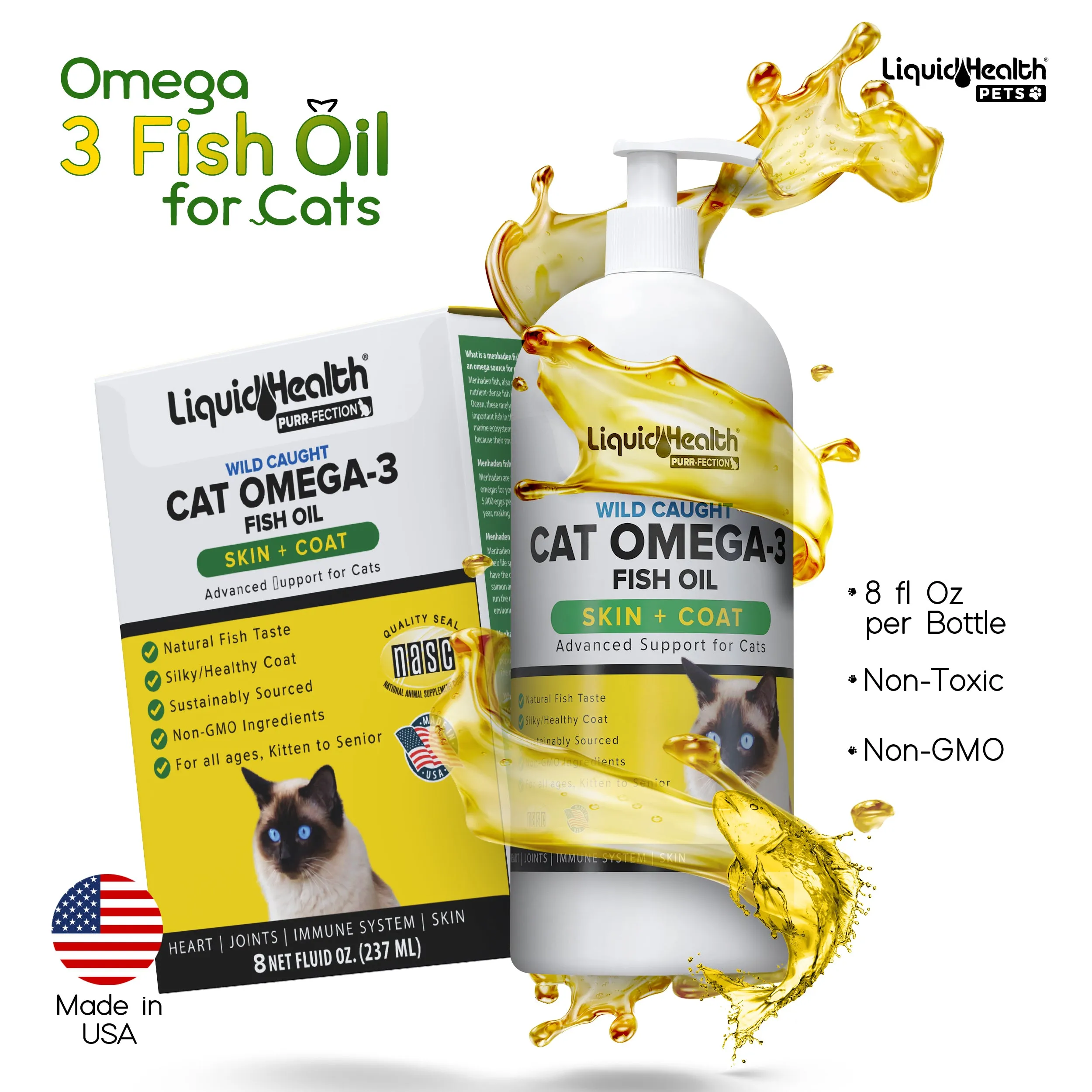 Purr-Fection Omega-3 Fish Oil For Cats