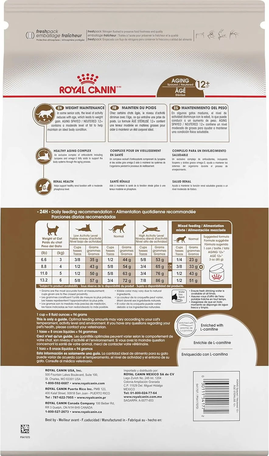 Royal Canin Appetite Control Spayed/Neutered 12  Dry Adult Cat Food, 7 lb bag