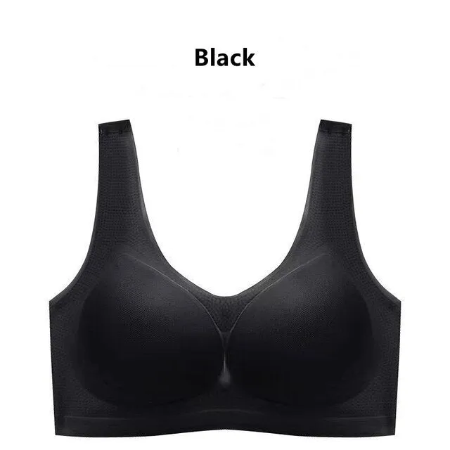 Seamless Wireless Ultra-Thin Bra for Women – Breathable Sleep Bralette & Sports Bra, Summer Vest Top, Plus Size M-5XL