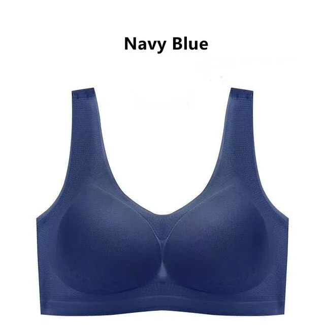 Seamless Wireless Ultra-Thin Bra for Women – Breathable Sleep Bralette & Sports Bra, Summer Vest Top, Plus Size M-5XL